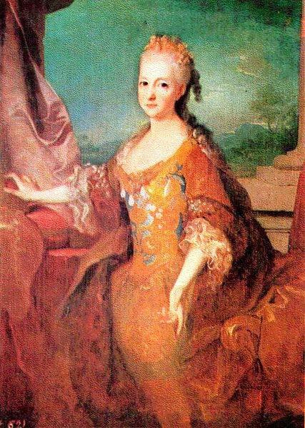 Jean Ranc Portrait of Louise elisabeth d'Orleans France oil painting art
